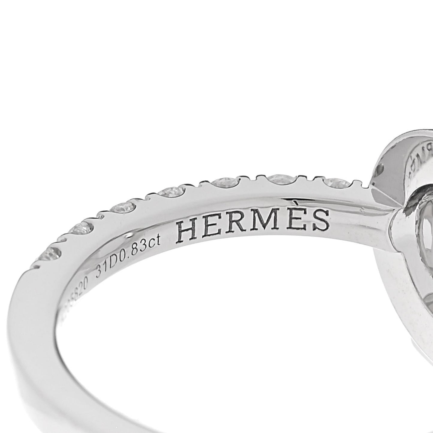 18K White Gold Diamond Finesse Ring 53 6.25