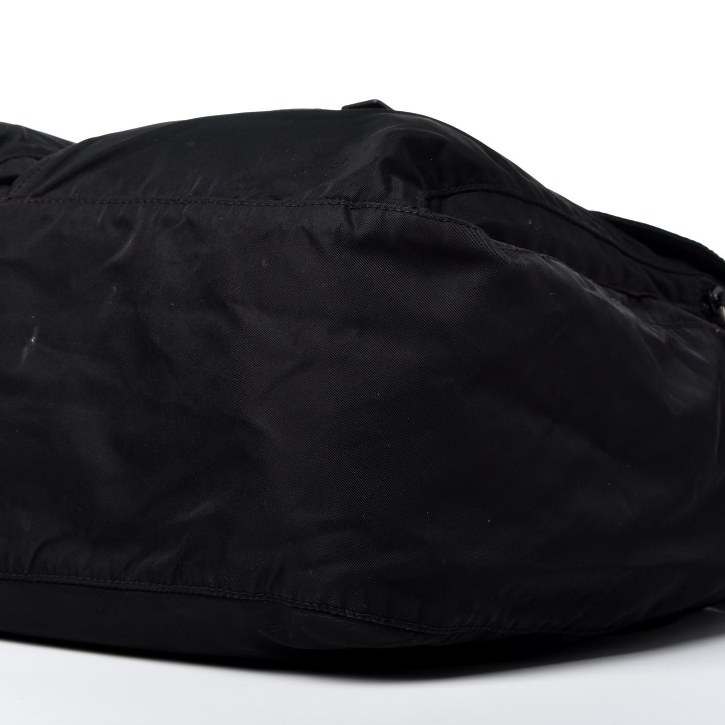 Nylon Vela Messenger Bag Black