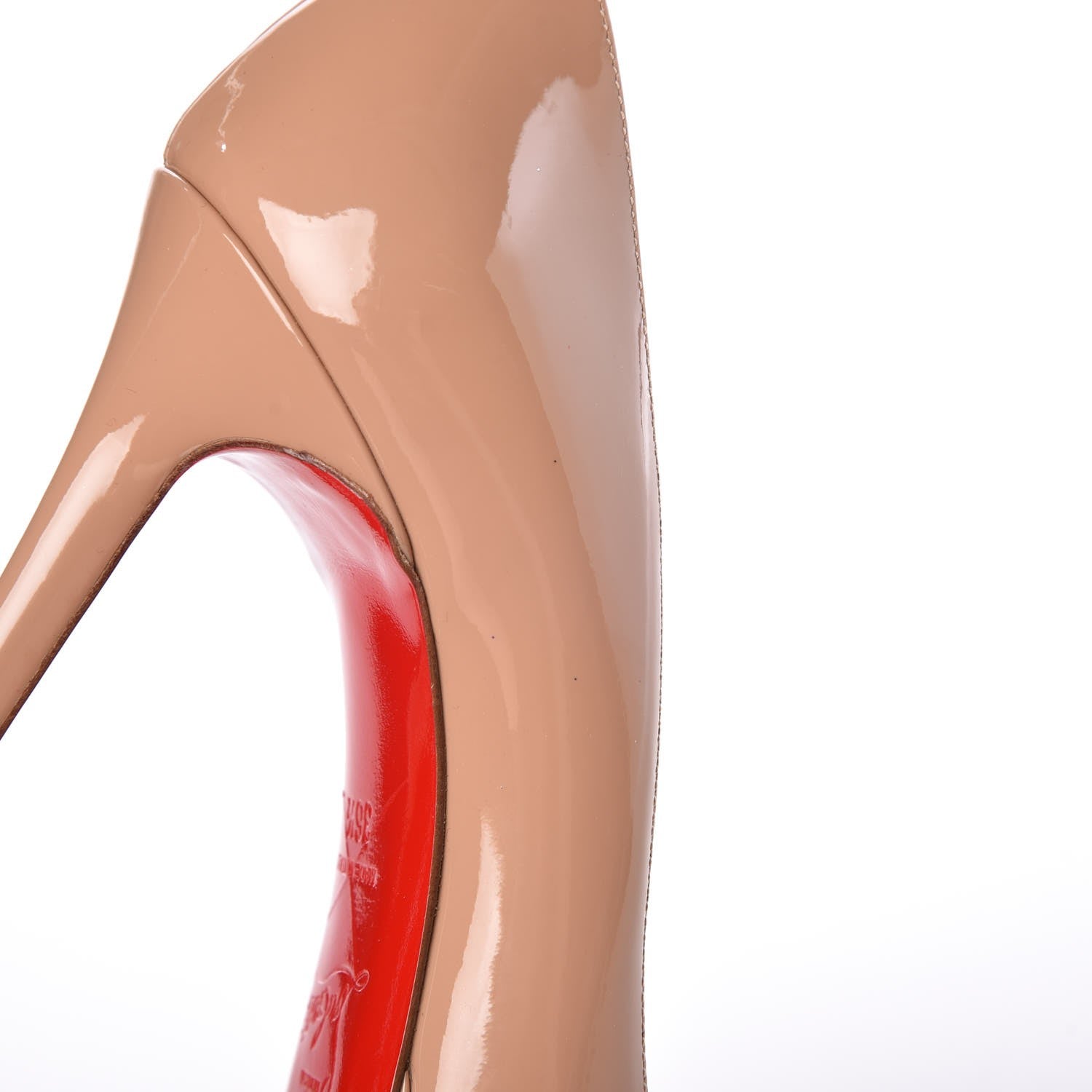 Christian Louboutin Patent New Simple 120 Pumps 36.5 Beige 13 of 13