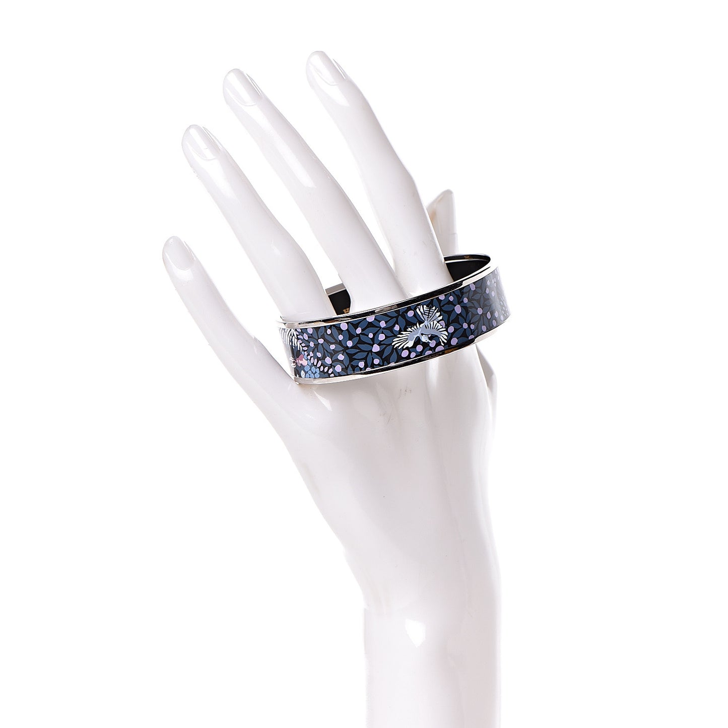 Enamel Printed Wide Dans Un Jardin Anglais Bracelet 65 Arts And Crafts