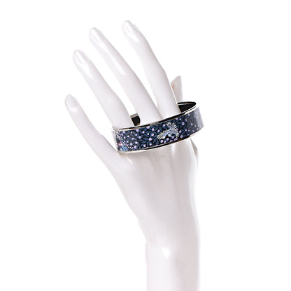 Hermes Enamel Printed Wide Dans Un Jardin Anglais Bracelet 65 Arts And Crafts 2 of 6