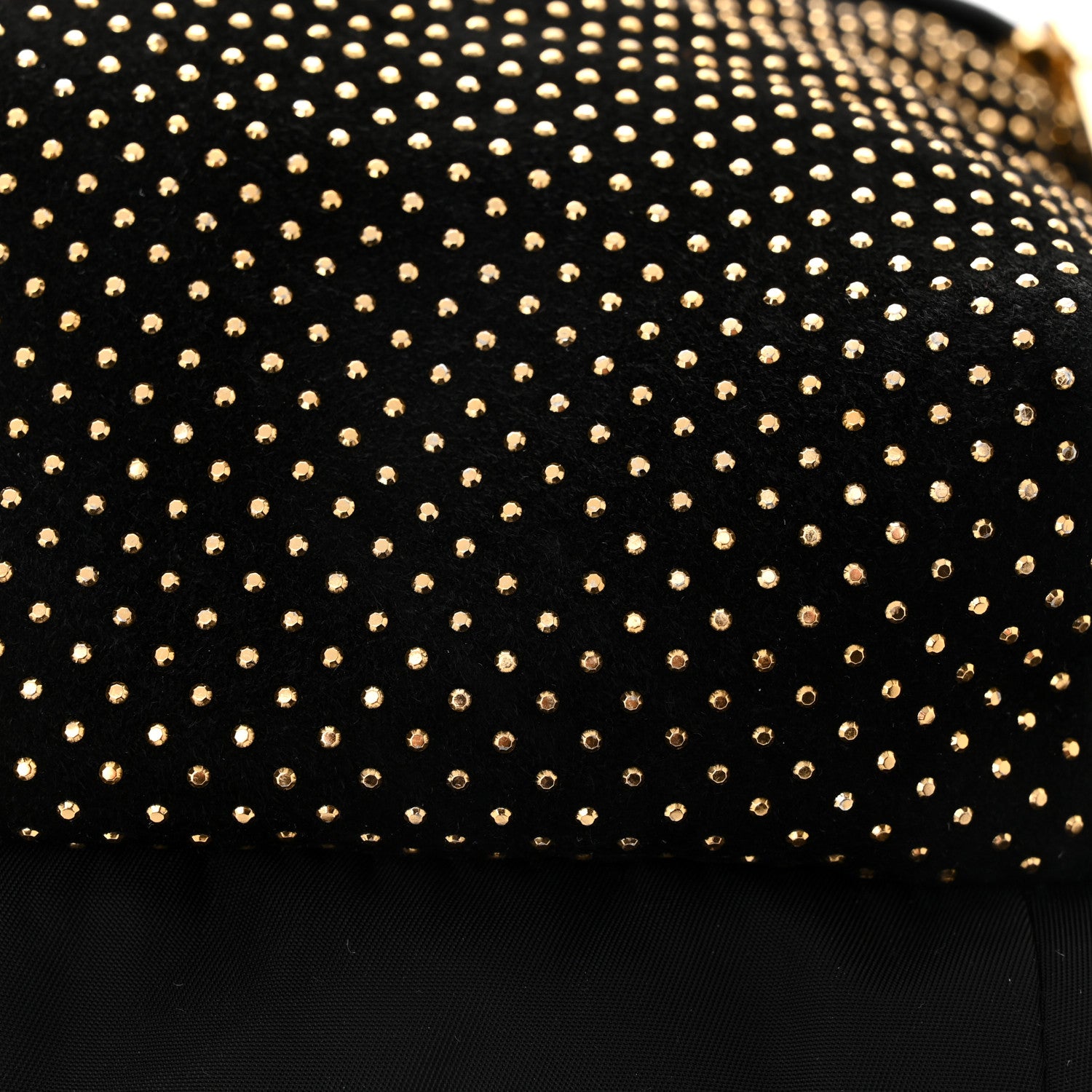 Versace Nylon Goatskin Studded Palazzo Medusa Backpack Black 11 of 12