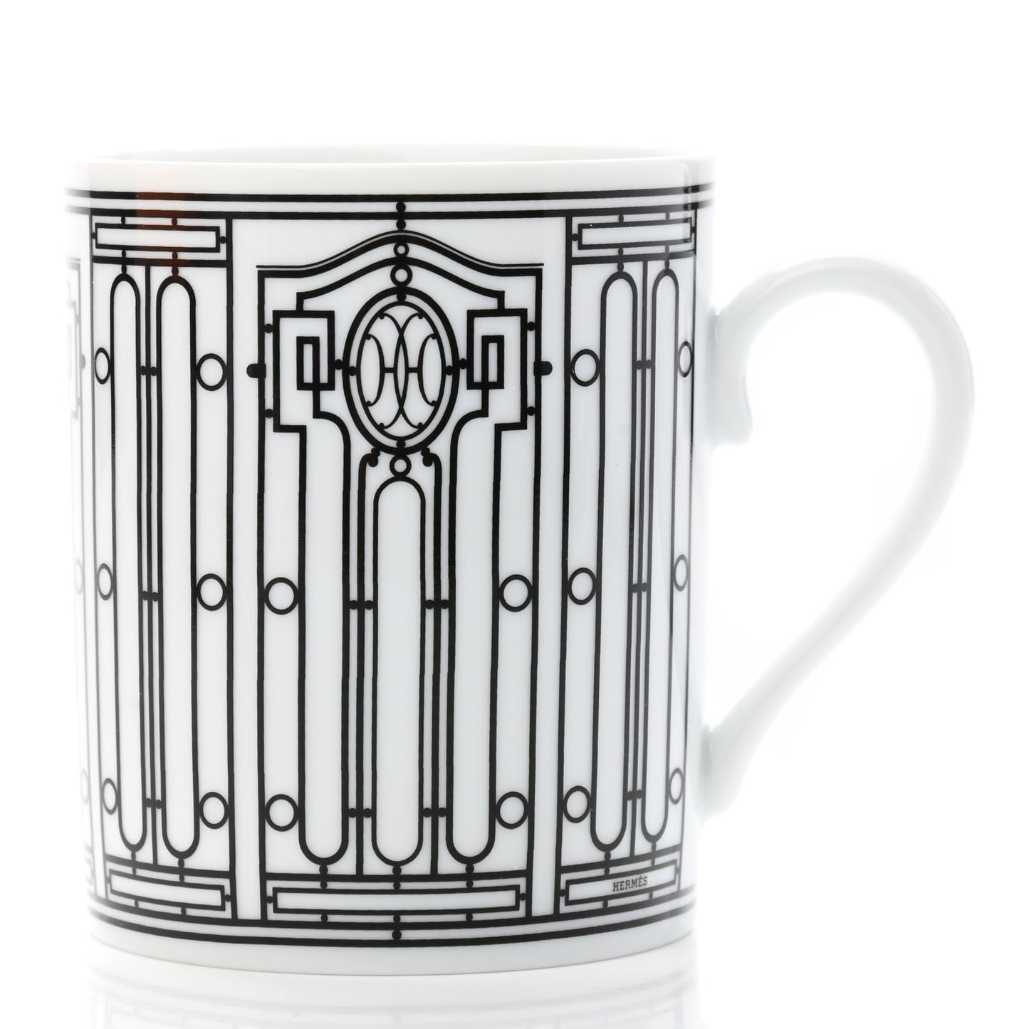Porcelain H Deco Mug