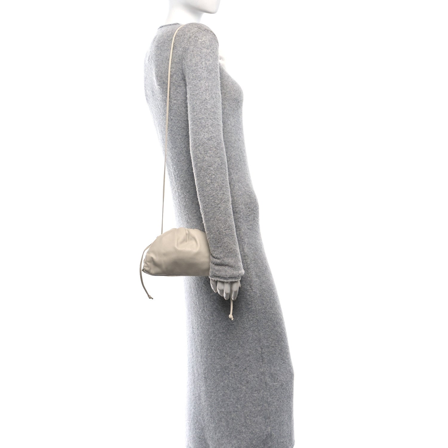 Bottega Veneta Butter Calfskin The Mini Pouch Chalk 2 of 11