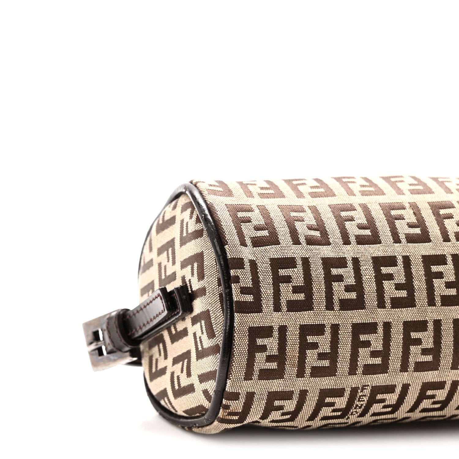 Fendi Zucchino Pochette Dark Brown 8 of 9