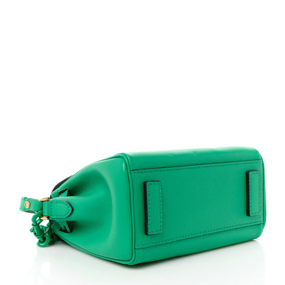 Versace Grained Calfskin Small La Medusa Bag Green 4 of 12