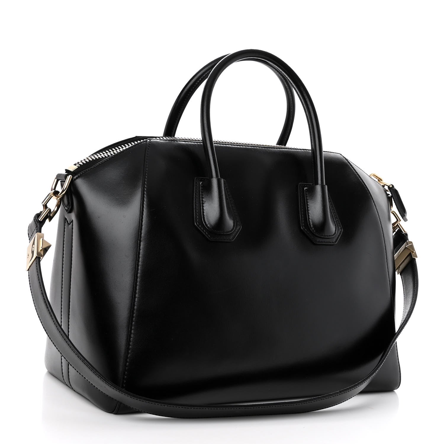 Givenchy Shiny Lord Calfskin Medium Antigona Black 3 of 10