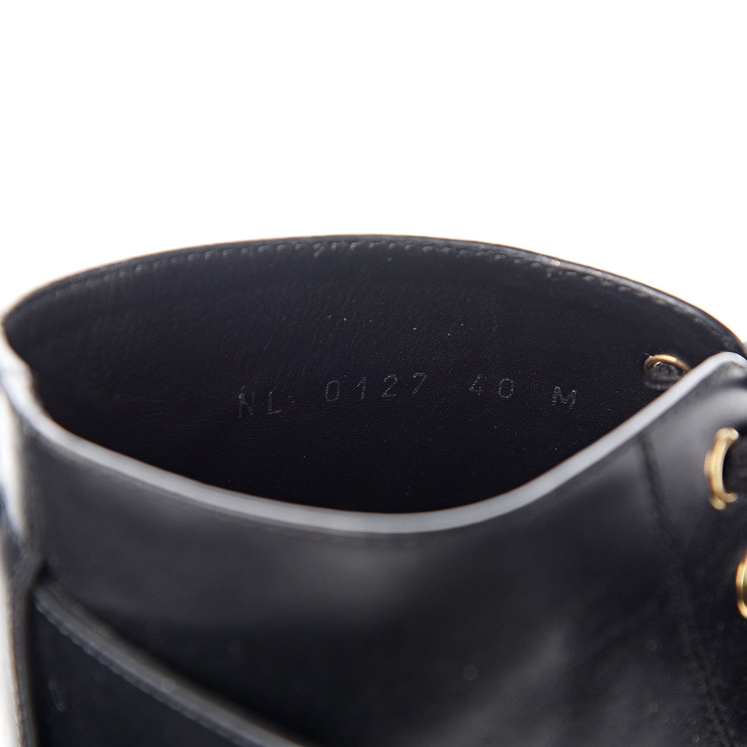 Louis Vuitton Calfskin Wonderland Ranger Boots 40 Black 9 of 16