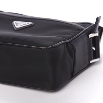 Prada Nylon Tessuto Messenger Bag Black 9 of 10