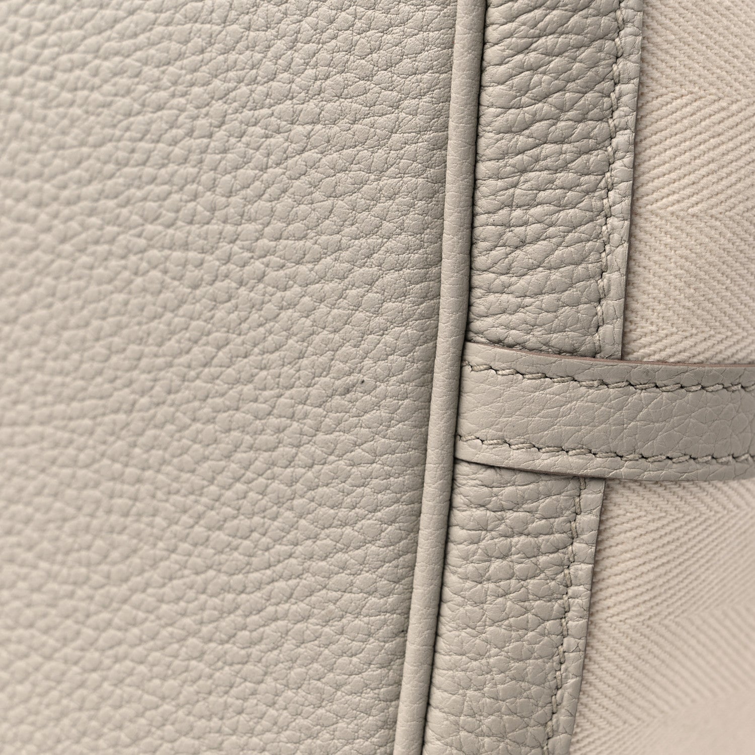 Hermes Chevron Herringbone Toile Negonda Garden Party 36 PM Tote Nata Beton 12 of 13