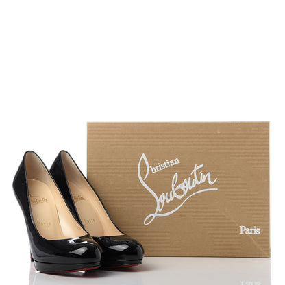 Christian Louboutin Patent New Simple 120 Pumps 37.5 Black 9 of 9