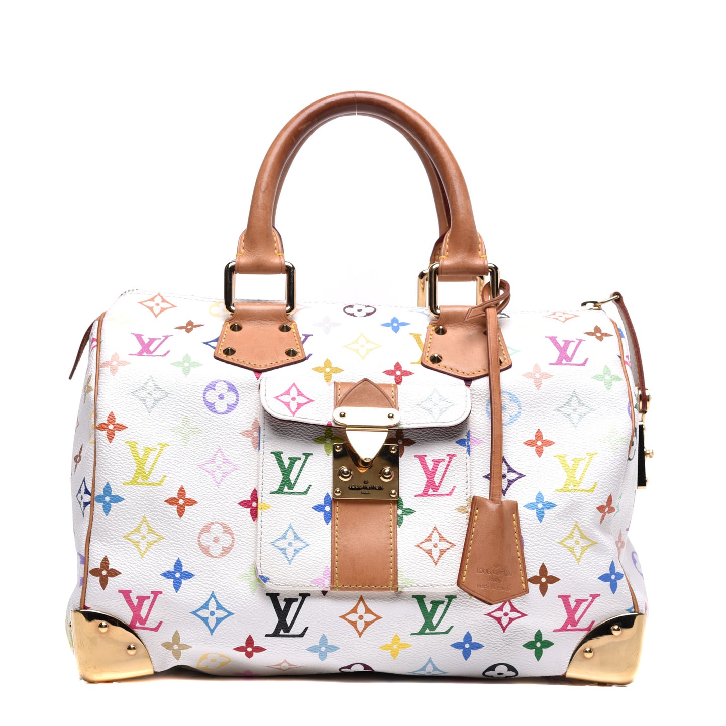 Monogram Multicolor Speedy 30 White