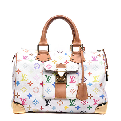 Louis Vuitton Monogram Multicolor Speedy 30 White 1 of 12