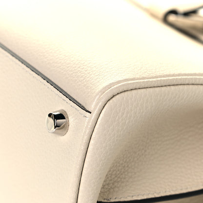 Gucci Grainy Calfskin Small Zumi Top Handle Bag Mystic White 9 of 11