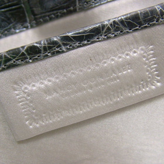 Nancy Gonzalez Crocodile Envelope Clutch Silver 6 of 8