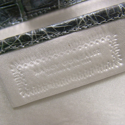 Nancy Gonzalez Crocodile Envelope Clutch Silver 6 of 8