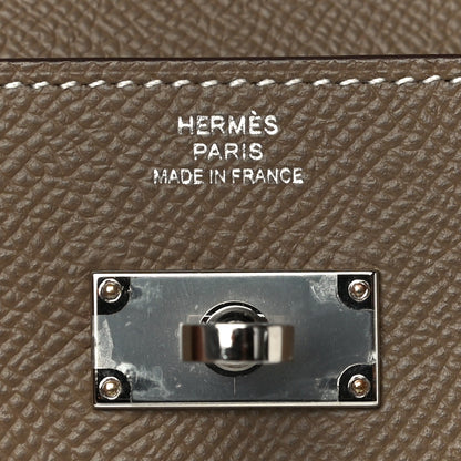 Hermes Epsom Kelly Longue Wallet Etoupe 7 of 11