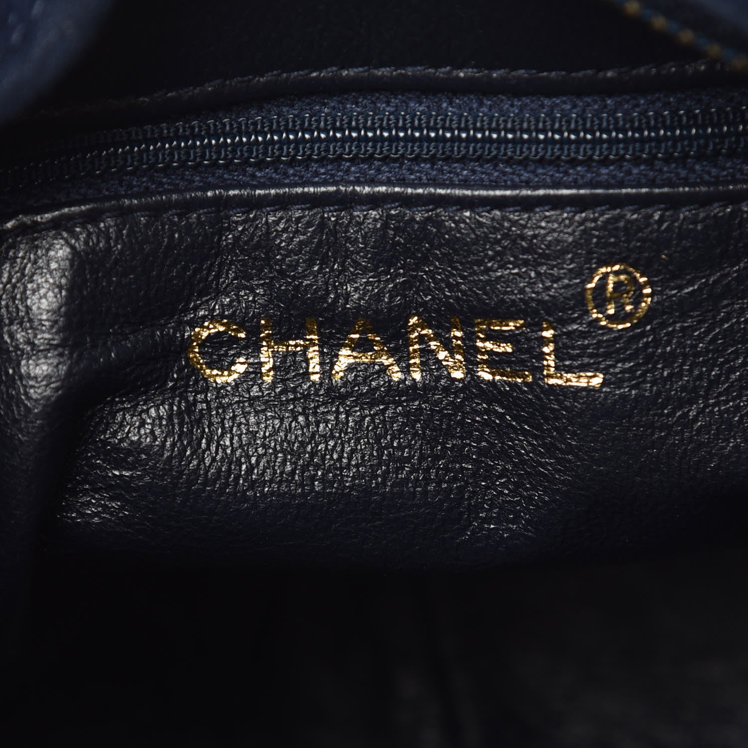 Chanel Suede Quilted CC Tassel Camera Case Navy 6 of 10
