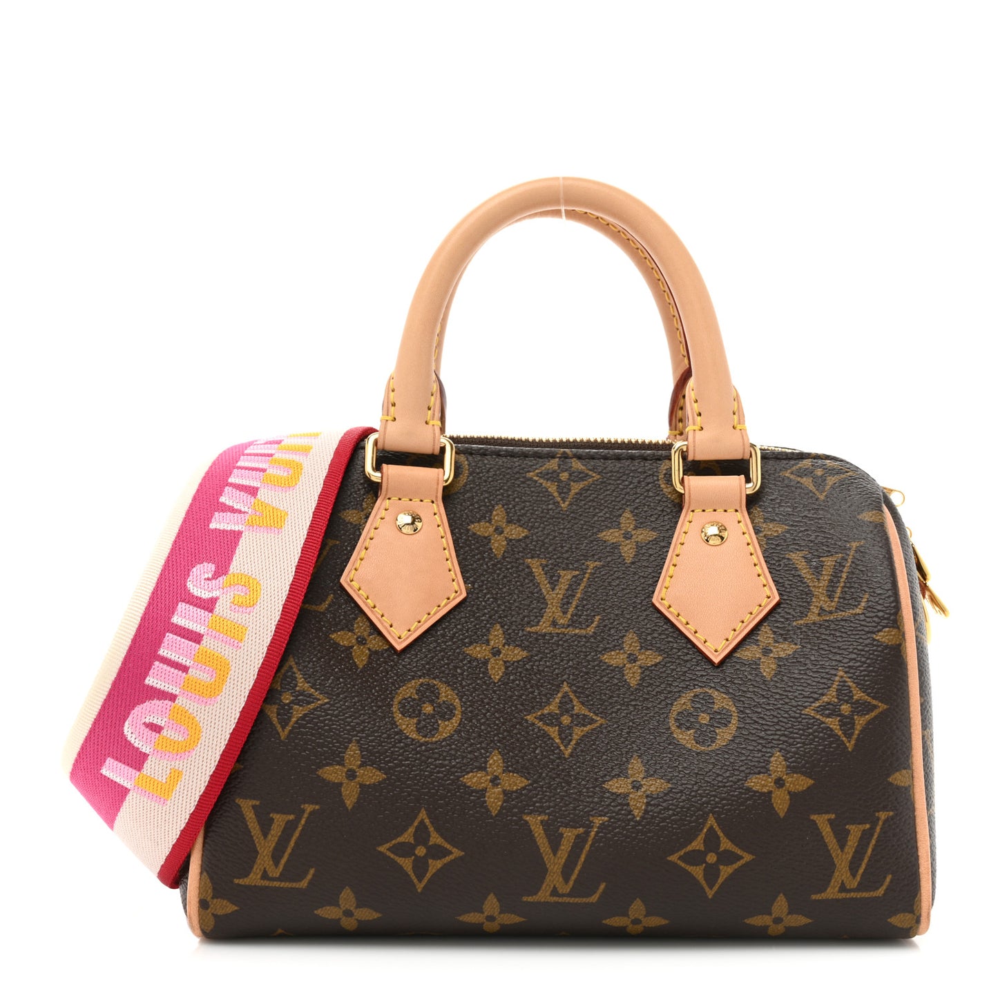 Monogram Speedy Bandouliere 20 Fuchsia