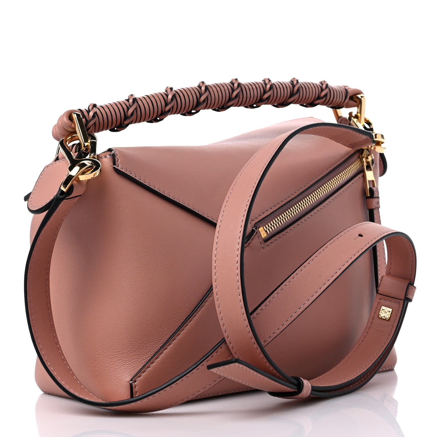 Loewe Calfskin Small Puzzle Edge Bag Dusty Pink 3 of 8