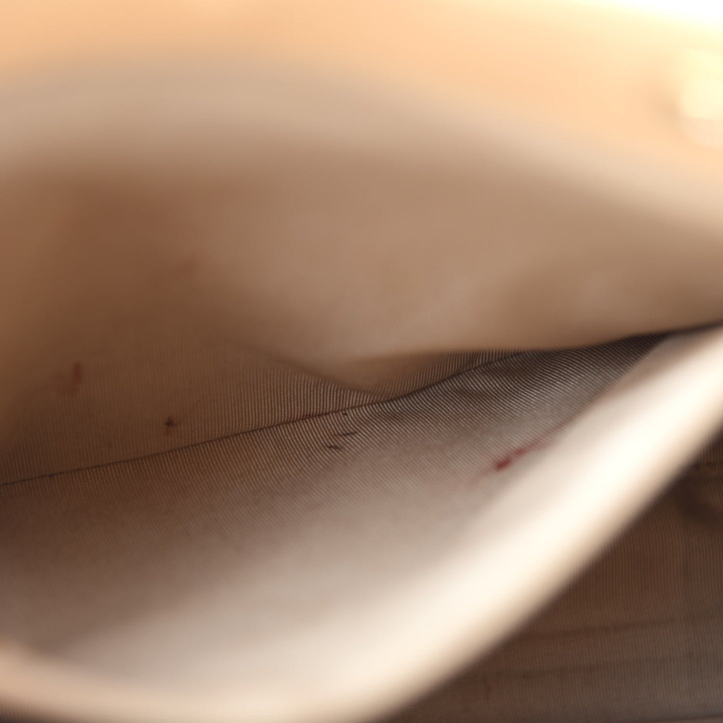 Caviar Logo Shoulder Bag Beige