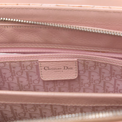 Christian Dior Calfskin Cannage Stitched East West Lady Dior Rose Clair 12 of 21