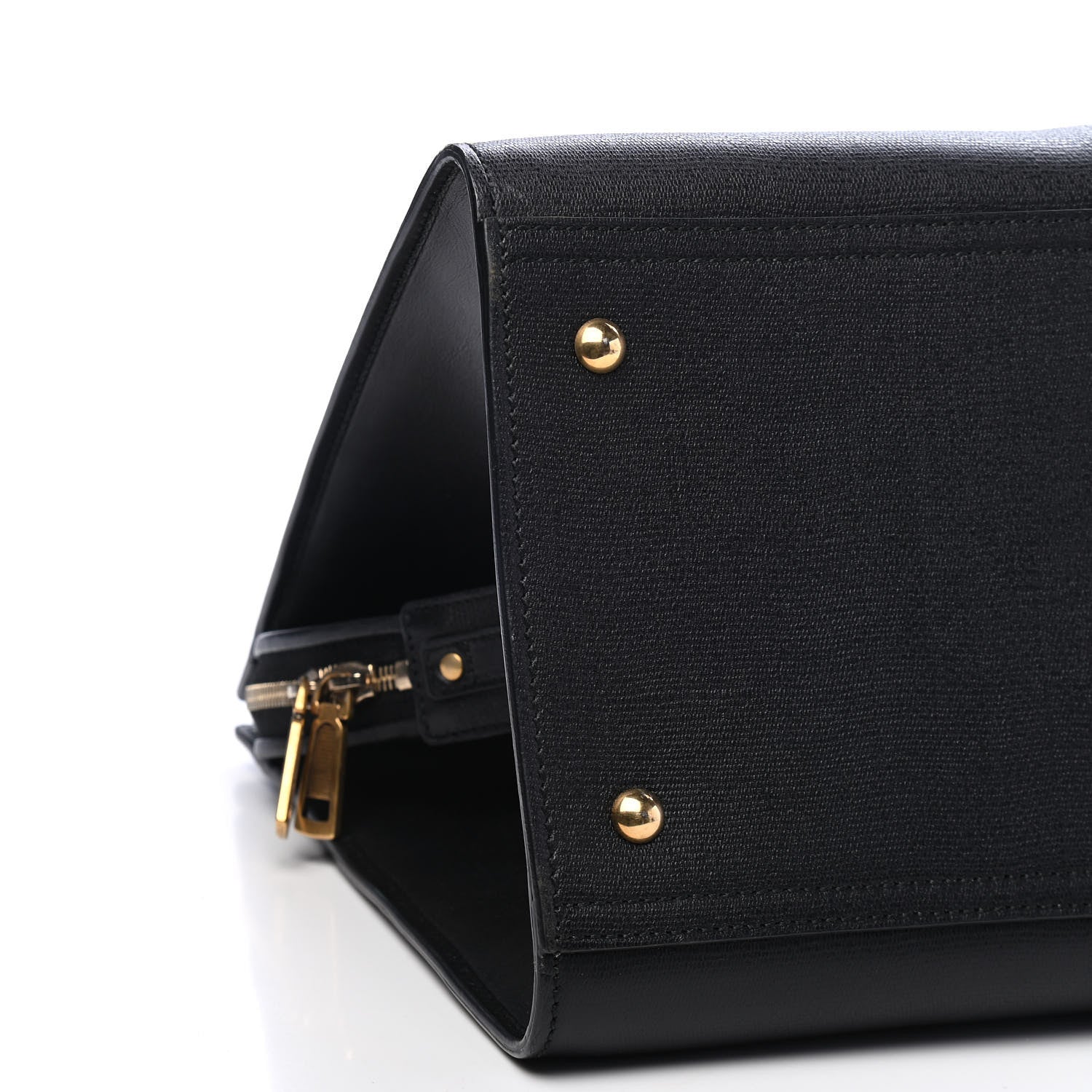 Saint Laurent Textured Calfskin Large Cabas ChYc Black 6 of 8