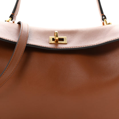 Balenciaga Natural Smooth Calfskin Small Rodeo Top Handle Handbag New Tan 7 of 9