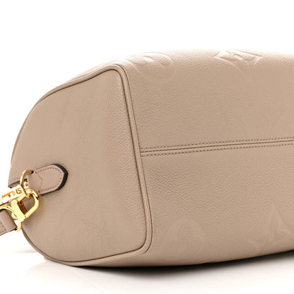 Louis Vuitton Empreinte Monogram Giant Speedy Bandouliere 25 Tourterelle 8 of 9