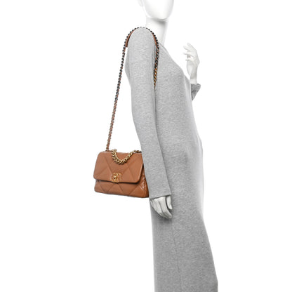 Chanel Lambskin Quilted Medium Chanel 19 Flap Brown 2 of 10