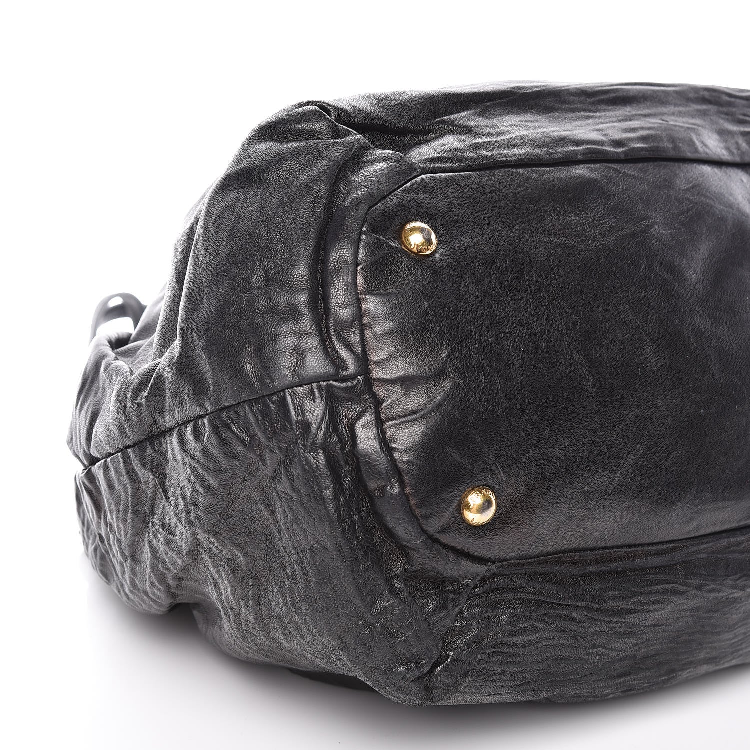 Prada Nappa Antique Tote Black 8 of 9