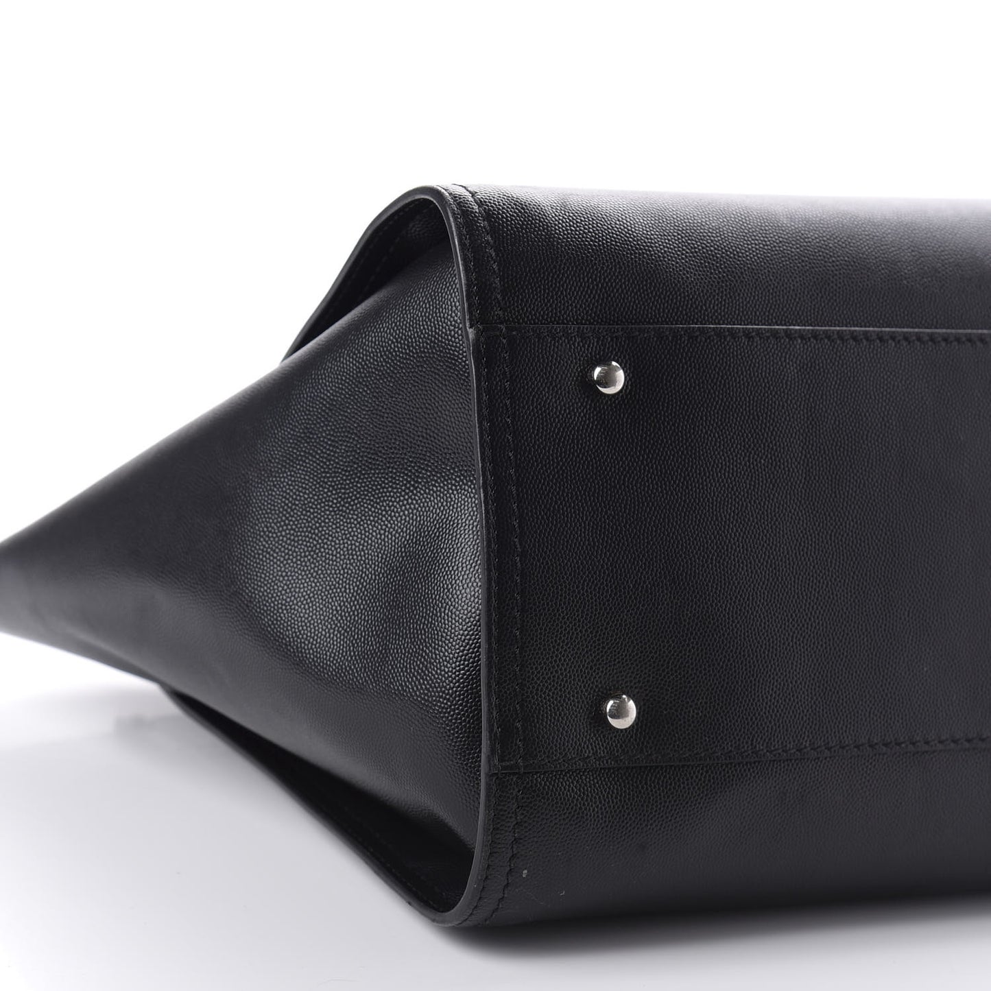 Caviar Medium Studded Deauville Tote Black