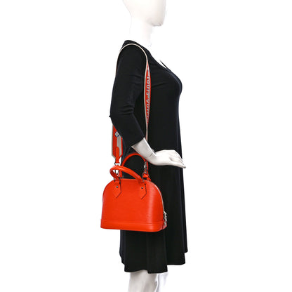 Louis Vuitton Epi Jacquard Alma BB Orange 2 of 7