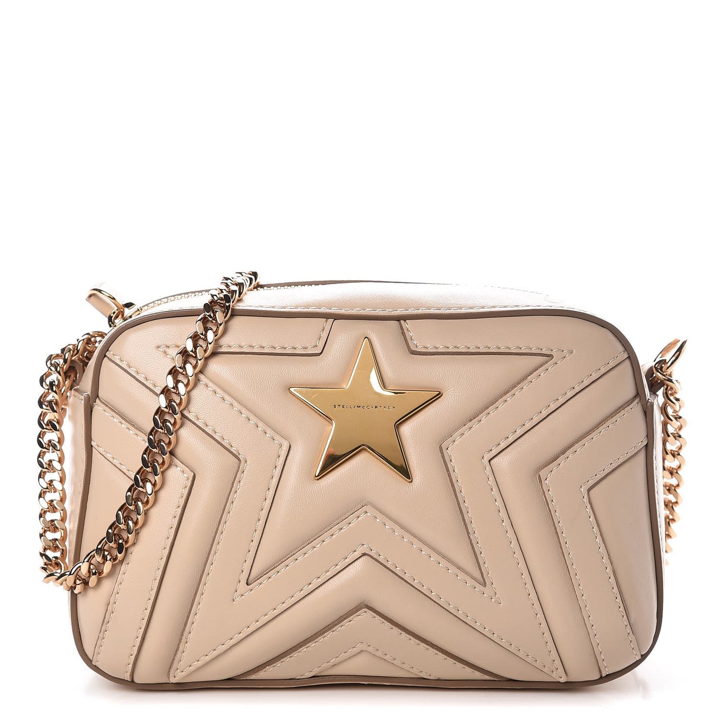 Eco Alter Nappa Star Patch Shoulder Bag Cream