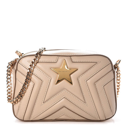 Stella McCartney Eco Alter Nappa Star Patch Shoulder Bag Cream 1 of 7