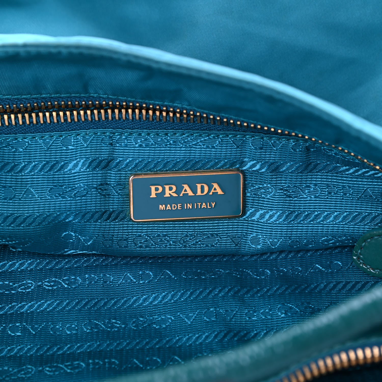 Prada Tessuto Nylon Tote Turchese 7 of 10