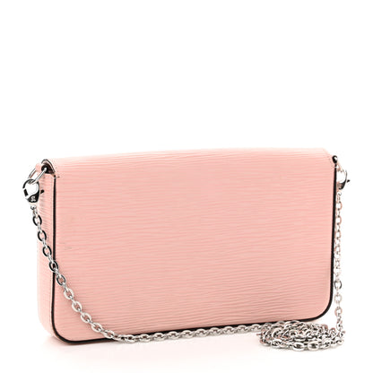 Louis Vuitton Epi Pochette Felicie Rose Ballerine 2 of 14