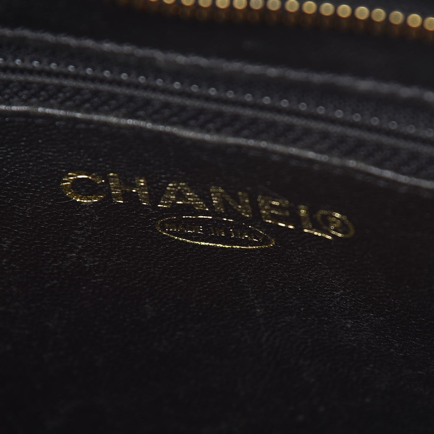 Caviar Quilted Medallion Tote Black