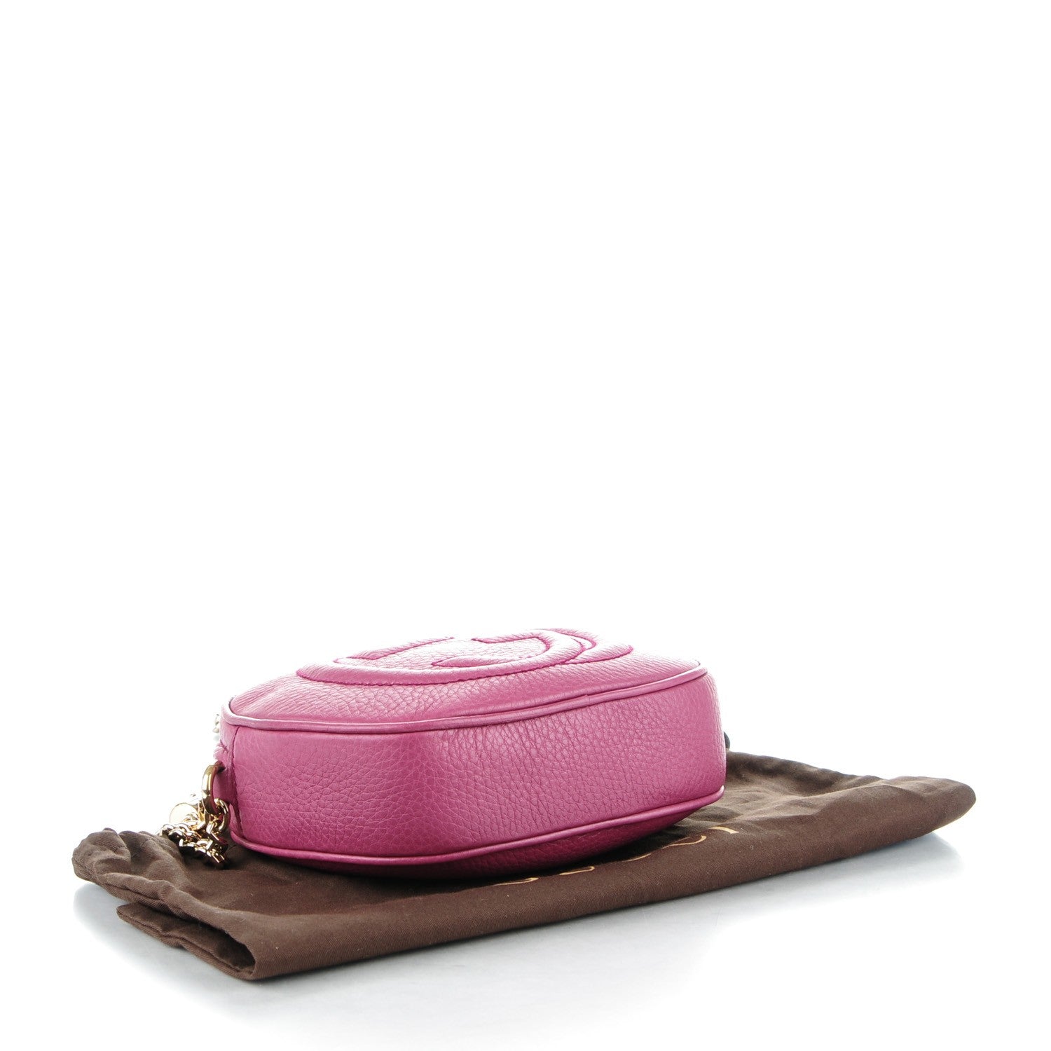 Gucci Cellarius Calfskin Mini Soho Chain Bag Peonia Flower 5 of 8