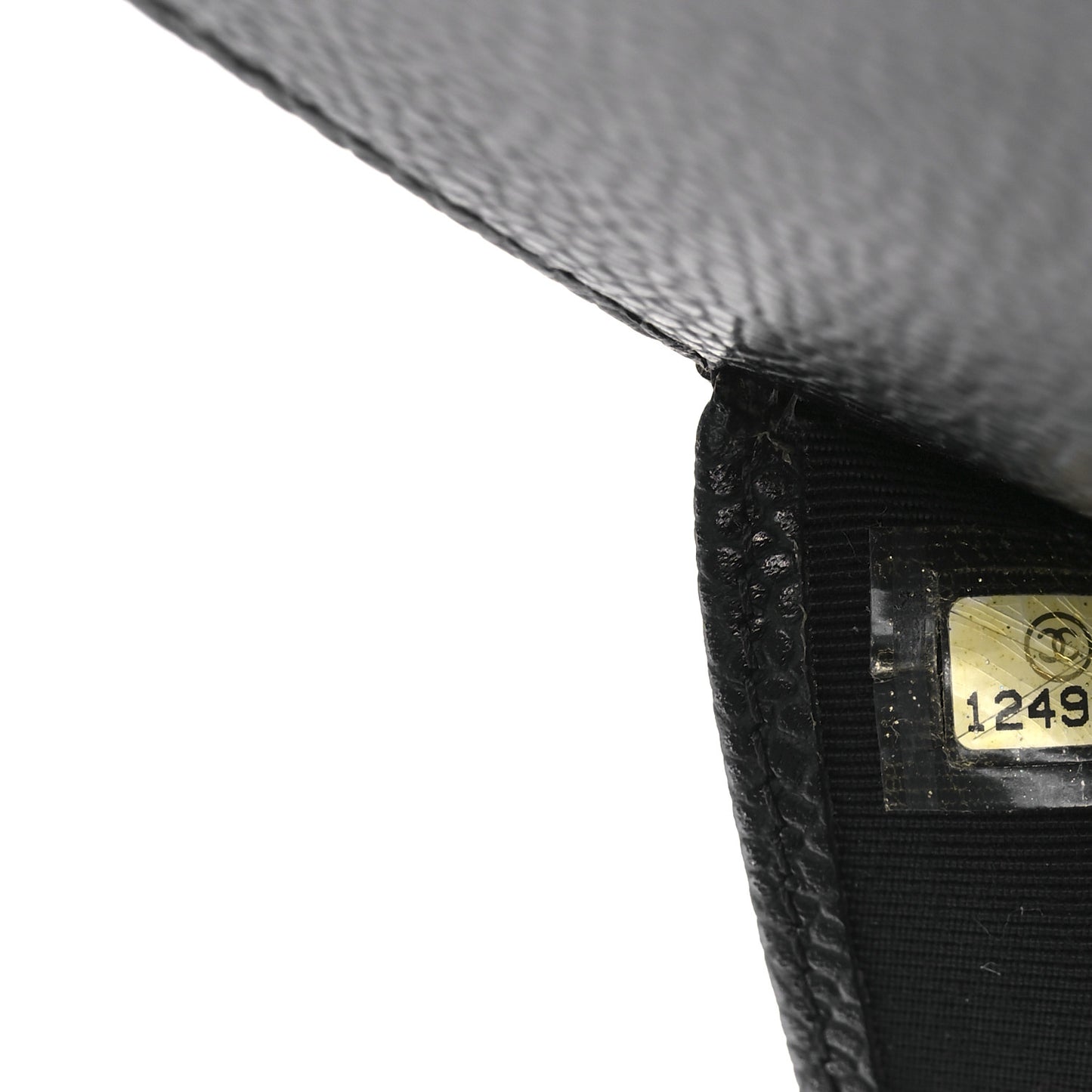 Caviar Quilted Large Agenda Cover Black