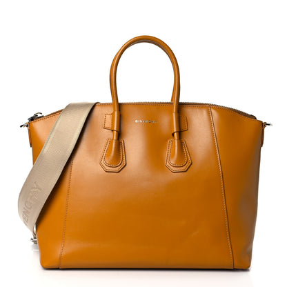 Givenchy Box Calfskin Small Antigona Sport Top Handle Bag Pumpkin 1 of 12