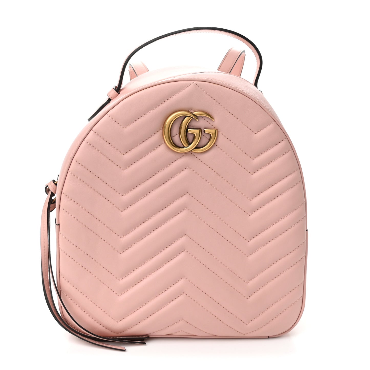 Calfskin Matelasse GG Marmont Dome Backpack Perfect Pink
