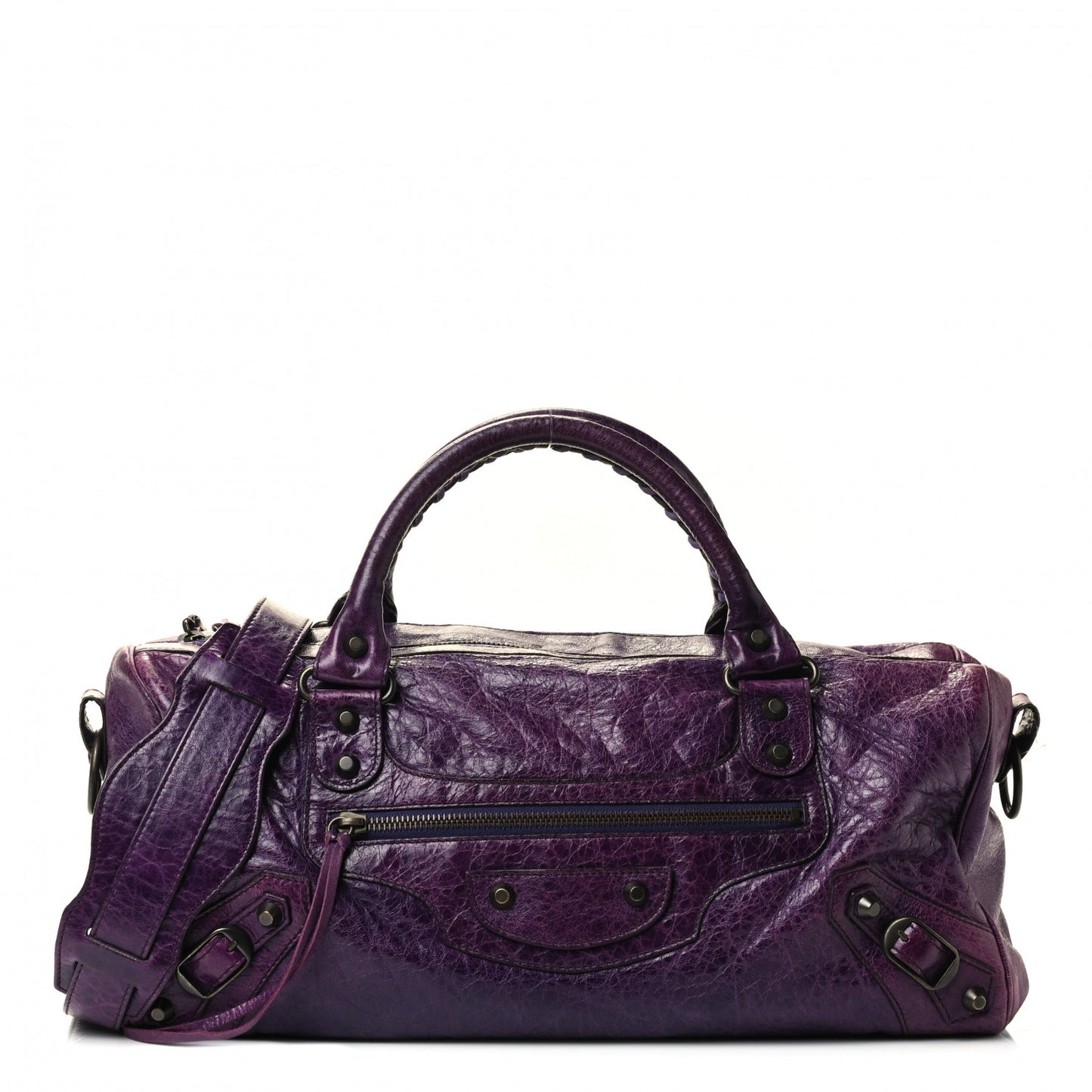 Agneau Classic Hardware Twiggy Sapphire