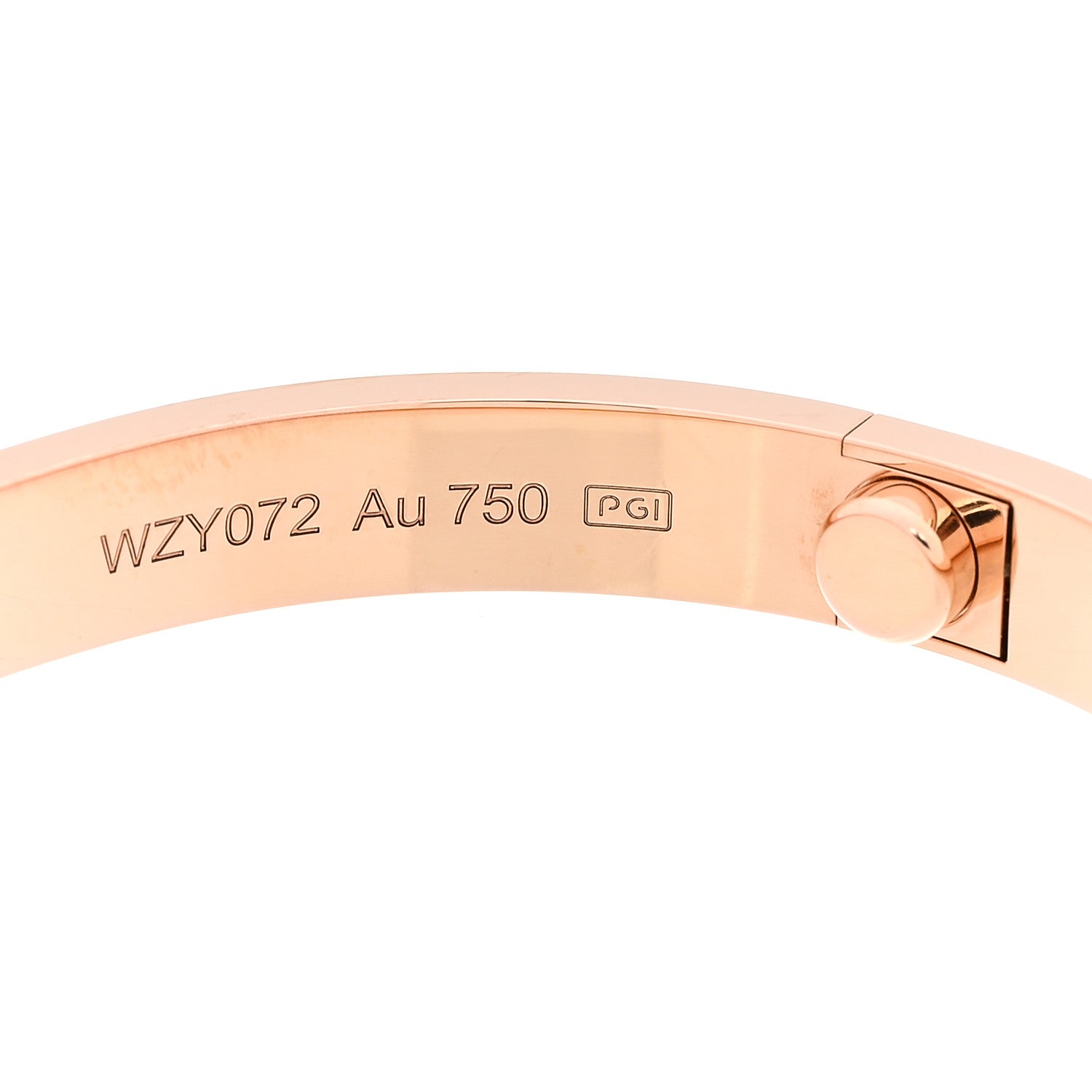 Cartier 18k Pink Gold Love Bracelet 16 7 of 9