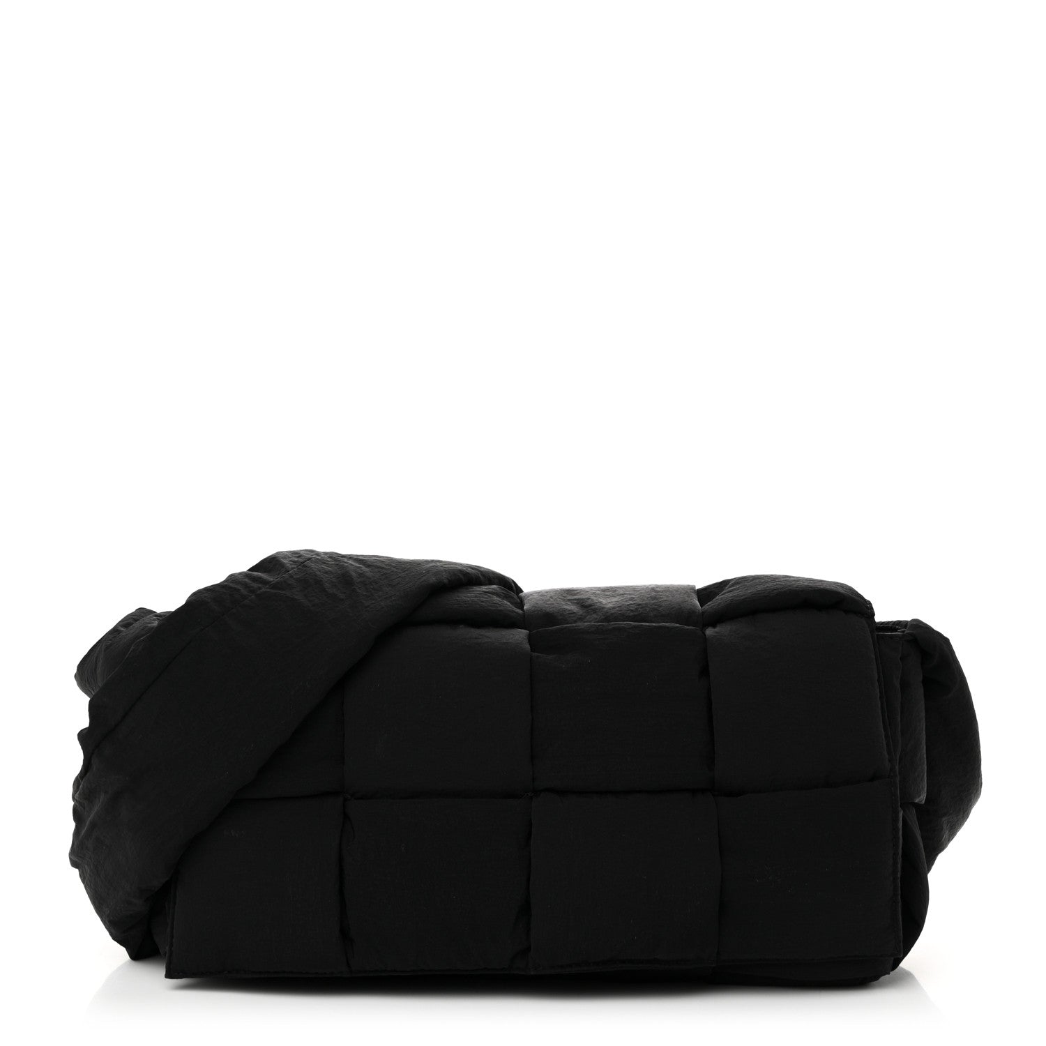 Bottega Veneta Nylon Intrecciato Padded Tech Cassette Bag Black 1 of 11