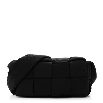 Bottega Veneta Nylon Intrecciato Padded Tech Cassette Bag Black 1 of 11