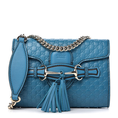 Gucci Microguccissima Mini Emily Shoulder Bag Deep Cobalt 1 of 10