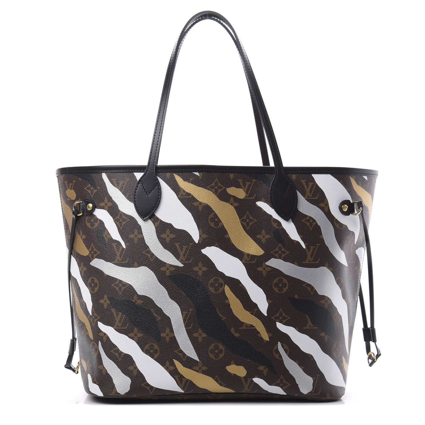X LOL Monogram Neverfull MM Gold Silver