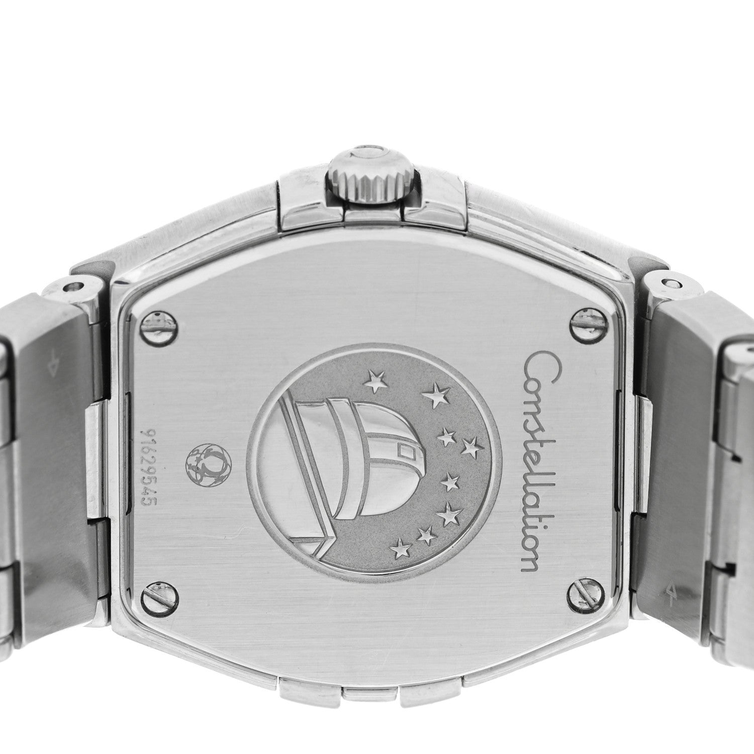 Omega Stainless Steel Diamond Bezel 24mm Constellation Automatic Watch Black 123.15.24.60.01.001 4 of 4