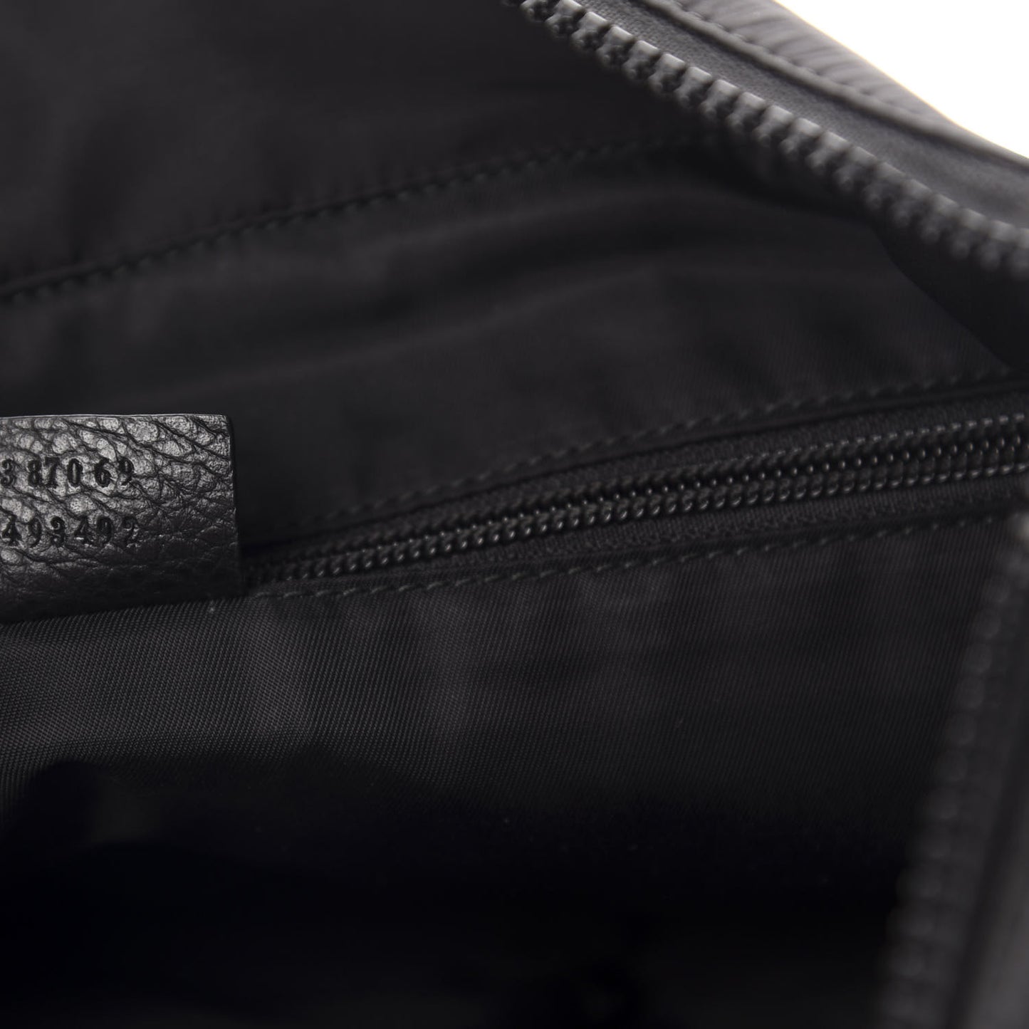 Nylon Monogram Medium Vertical Tote Black
